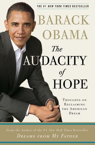 Cover of The Audacity of Hope